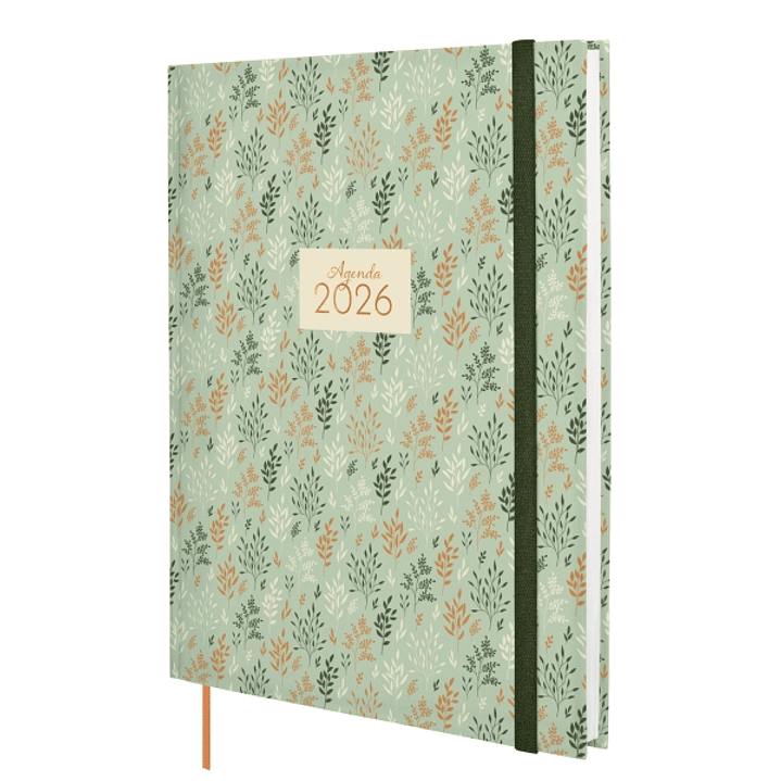 Finocam Dynamic Berlin Agenda - Anual 2026 - Cierre de Goma - Formato Y12 - 214x19x278mm - Semana Vista en Vertical - Tematica de Hojas 1