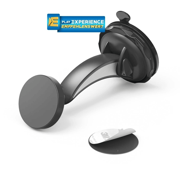 Hama Magnet Soporte de Coche para Smartphone - Magnetico - Ventosa para Parabrisas - Color Negro 1