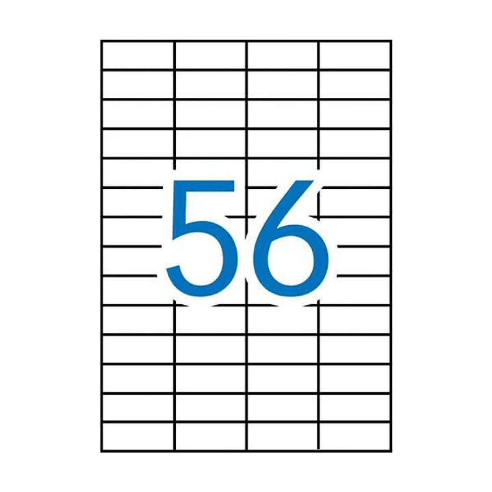 Apli Etiquetas Permanentes Blancas 52.5 x 21.2 mm - 100 Hojas 1