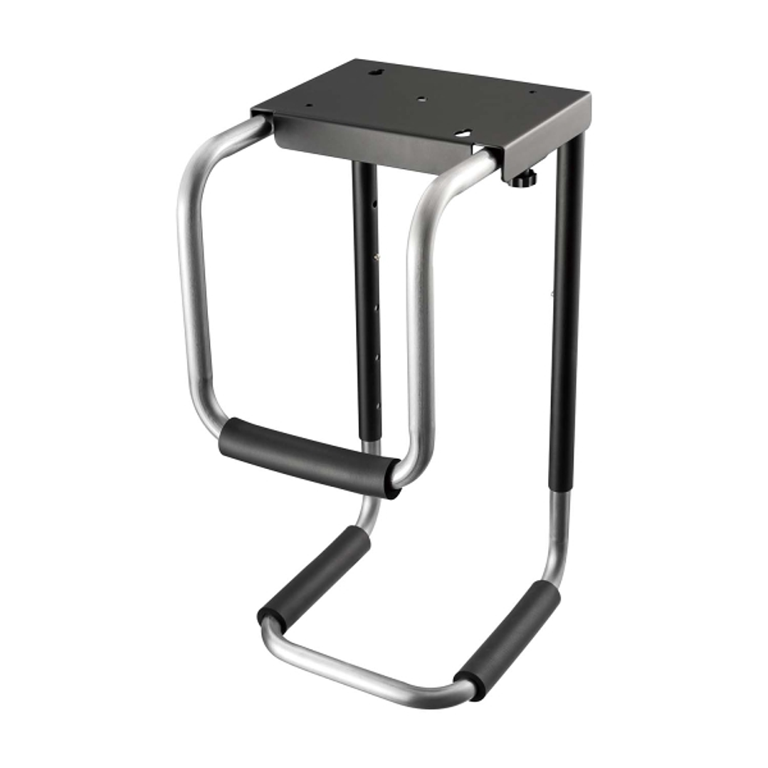 Aisens Soporte Altura Personalizable para CPU por Debajo de Escritorio - Color Negro/Plata 1
