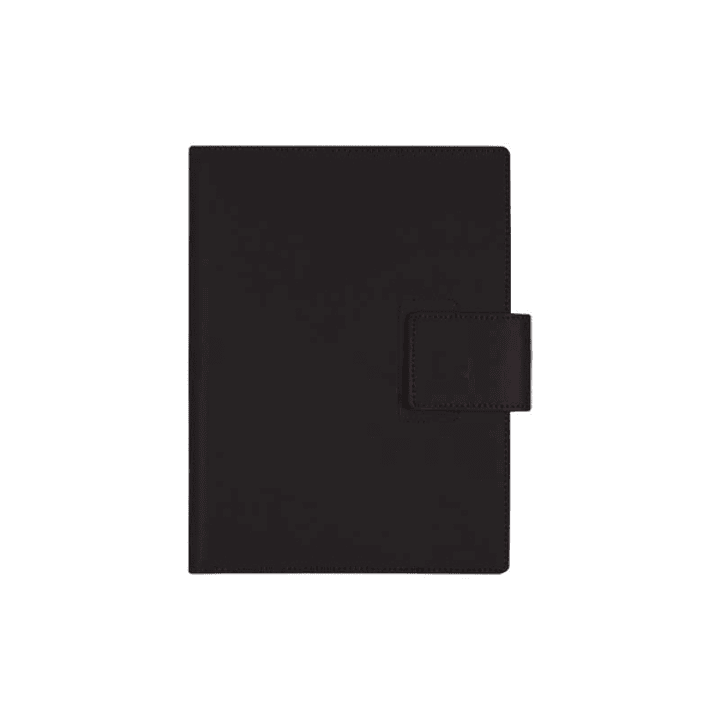 Finocam Duouno Agenda de Espiral - Bolsillo Interior - Anilla Portaboligrafo - Formato E10 - 155x212mm - 1 Dia por Pagina - Color Negro 1