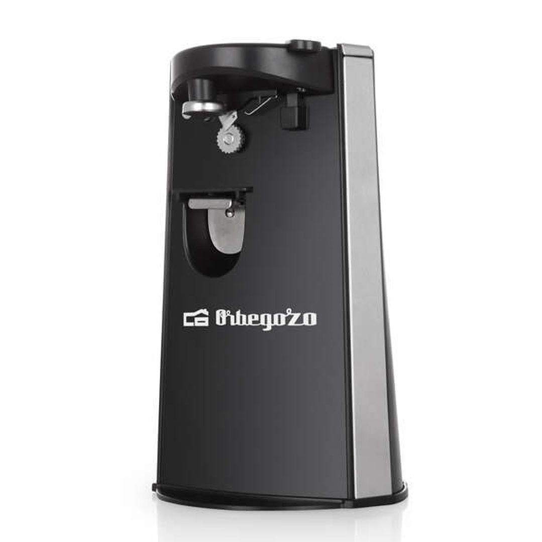 Orbegozo CU 6500 Abrelatas Electrico 3 en 1 - Practico y Funcional - Cuchilla de Acero Inoxidable - Potencia 60W - Facil Limpieza - Diseño Atractivo 1