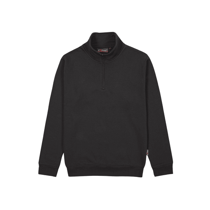 Upower Maui Sudadera con Media Cremallera - Talla L - French Terry, Algodon y Poliester, Transpirable y Duradera, Puños y Dobladillo Elasticos, Mangas 1