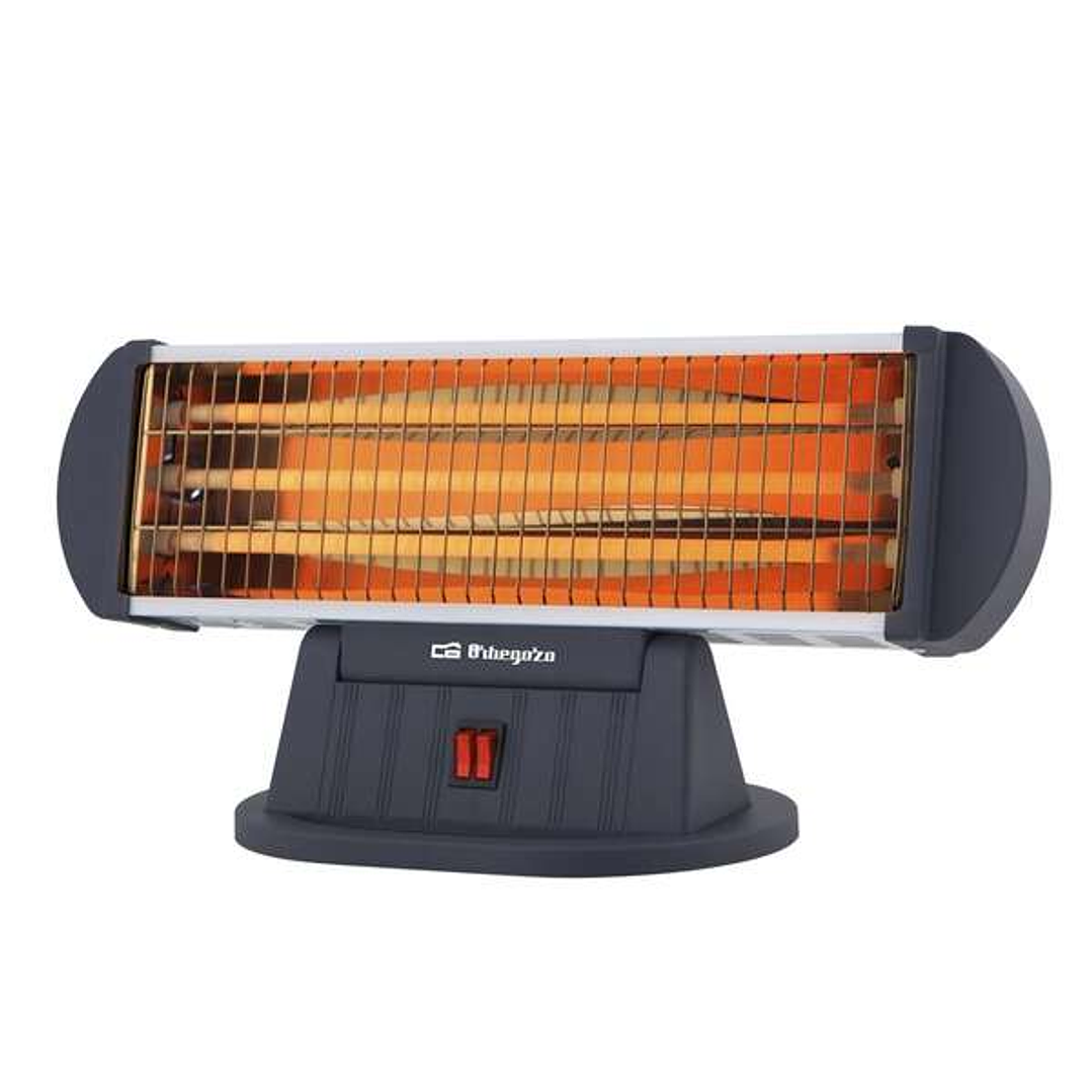 Orbegozo Estufa de Cuarzo BP 0204 - Calor Intenso y Uniforme por Radiacion - 3 Niveles de Potencia - Sistema de Seguridad Antivuelco - Diseño Horizont 1