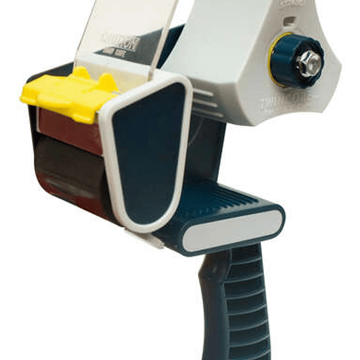 Apli Dispensador de Precinto - para Rollo Normal y Compacto - Facil de Usar y Cargar - Resistente y Duradero - Blanco 1