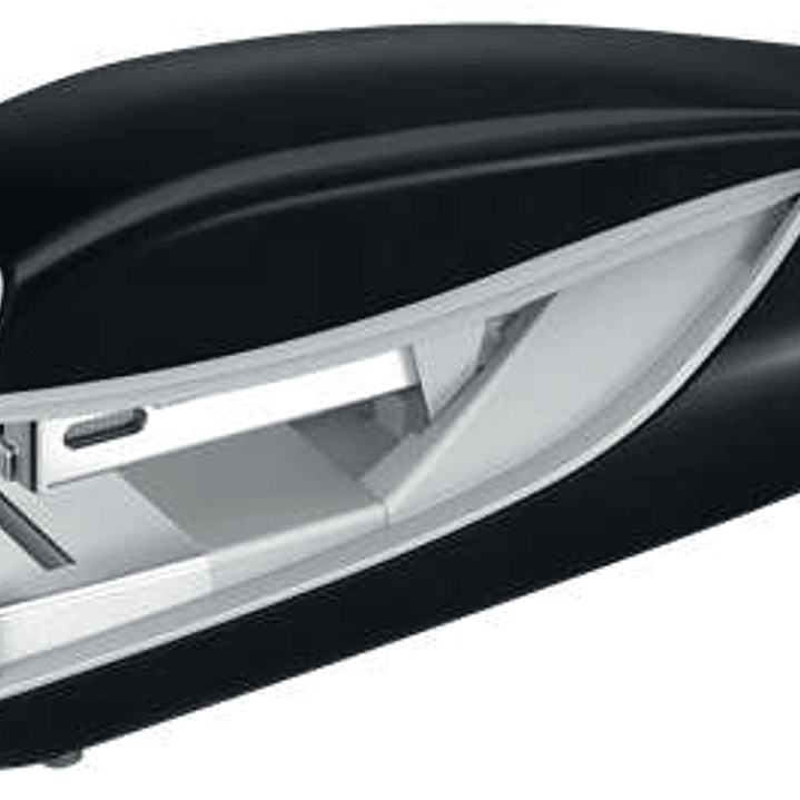 Petrus 236 Grapadora Metalica de Sobremesa - Grapa hasta 30 Hojas - Grapado Plano puede ser Clavado - Color Negro 1