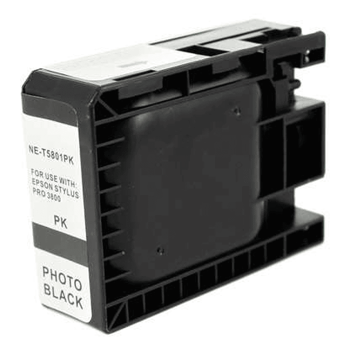 Epson T5801 Negro Photo Cartucho de Tinta Pigmentada Generico - Reemplaza C13T580100 1
