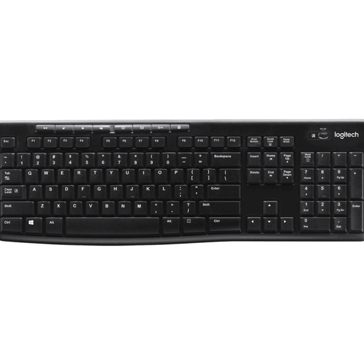 Logitech K270 Teclado Inalambrico USB Frances - Resistente a Salpicaduras - Teclas de Acceso Rapido 1