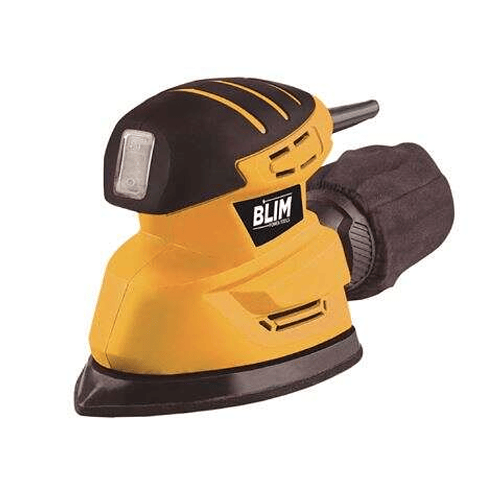 Blim Lijadora Orbital Tipo Mouse 130W - Velocidad Variable 0-15000rpm - Sistema Extraccion Polvo - Incluye Maletin con Accesorios 1