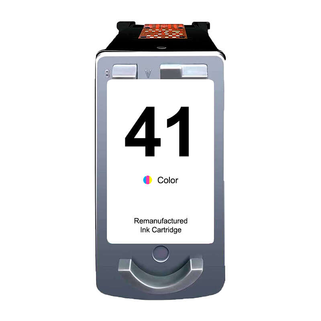 Canon CL41/CL51/CL38 Color Cartucho de Tinta Remanufacturado - Muestra Nivel de Tinta - Reemplaza 0617B001/0617B032/0618B001/2146B001 1