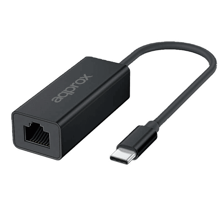 Approx Adaptador USB-C a RJ-45 - Transferencia Rapida hasta 2.5 Gbps - Cable de 17cm 1