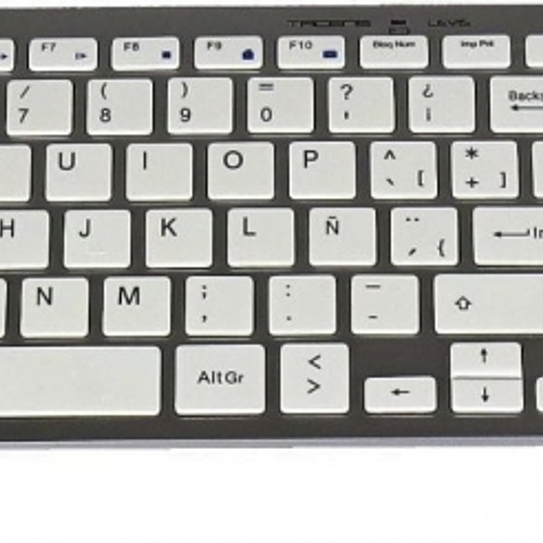 Tacens Combo Teclado y Raton Inalambrico - Sensor Optico 1200-2000 DPI - Alcance 10m - Teclas Multimedia - Compatible Windows/Mac/Linux - Color Varios 1