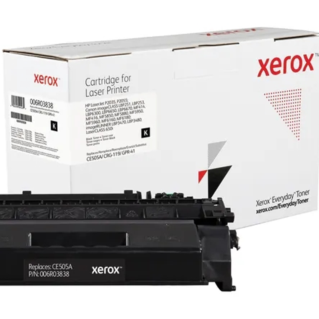 Xerox Everyday HP CE505A Negro Cartucho de Toner Generico - Reemplaza 05A 1
