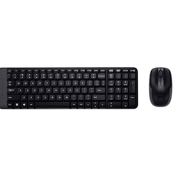 Logitech MK220 Pack Inalambrico Teclado K220 + Raton M150 3 Botones - Uso Ambidiestro - Color Negro 1