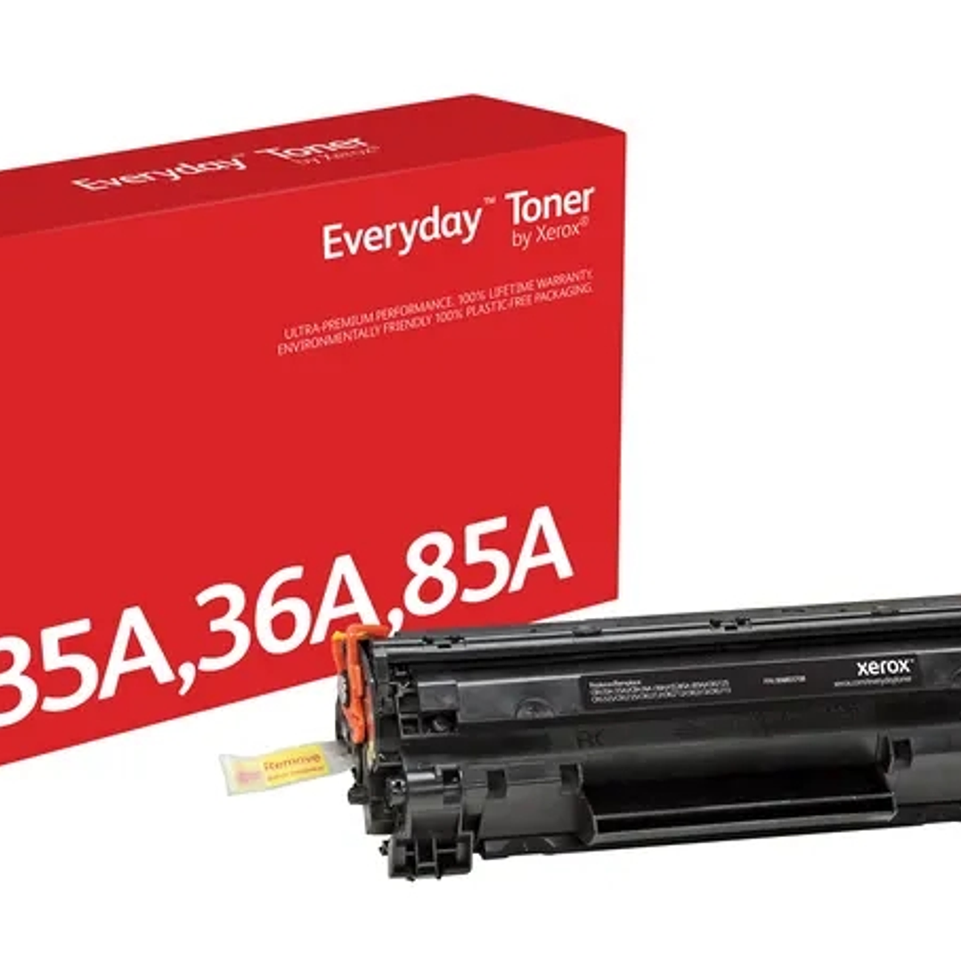 Xerox Everyday Canon 725/712/713/726 Negro Cartucho de Toner Generico - Reemplaza 3484B002/1870B002/1871B002/3483B002 1