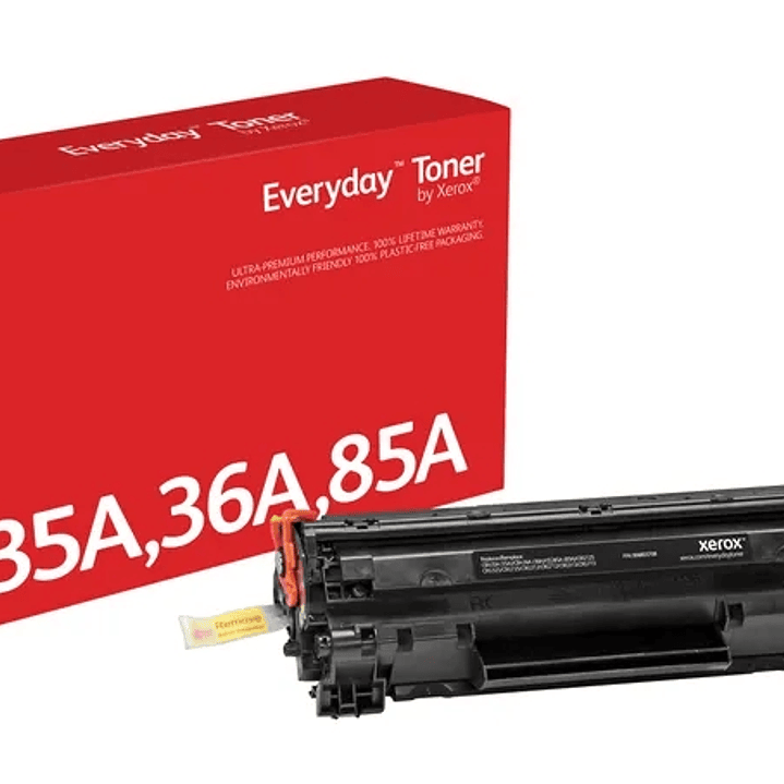 Xerox Everyday HP CE285A/CB435A/CB436A Negro Cartucho de Toner Generico - Reemplaza 85A/35A/36A 1