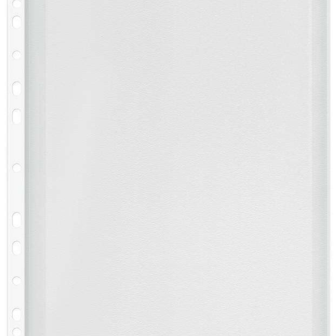 Esselte Fundas Fuelle Estandar A4 PVC Liso Multitaladro-11 - Capacidad 200 Hojas - Transparente (170 Micras) 1