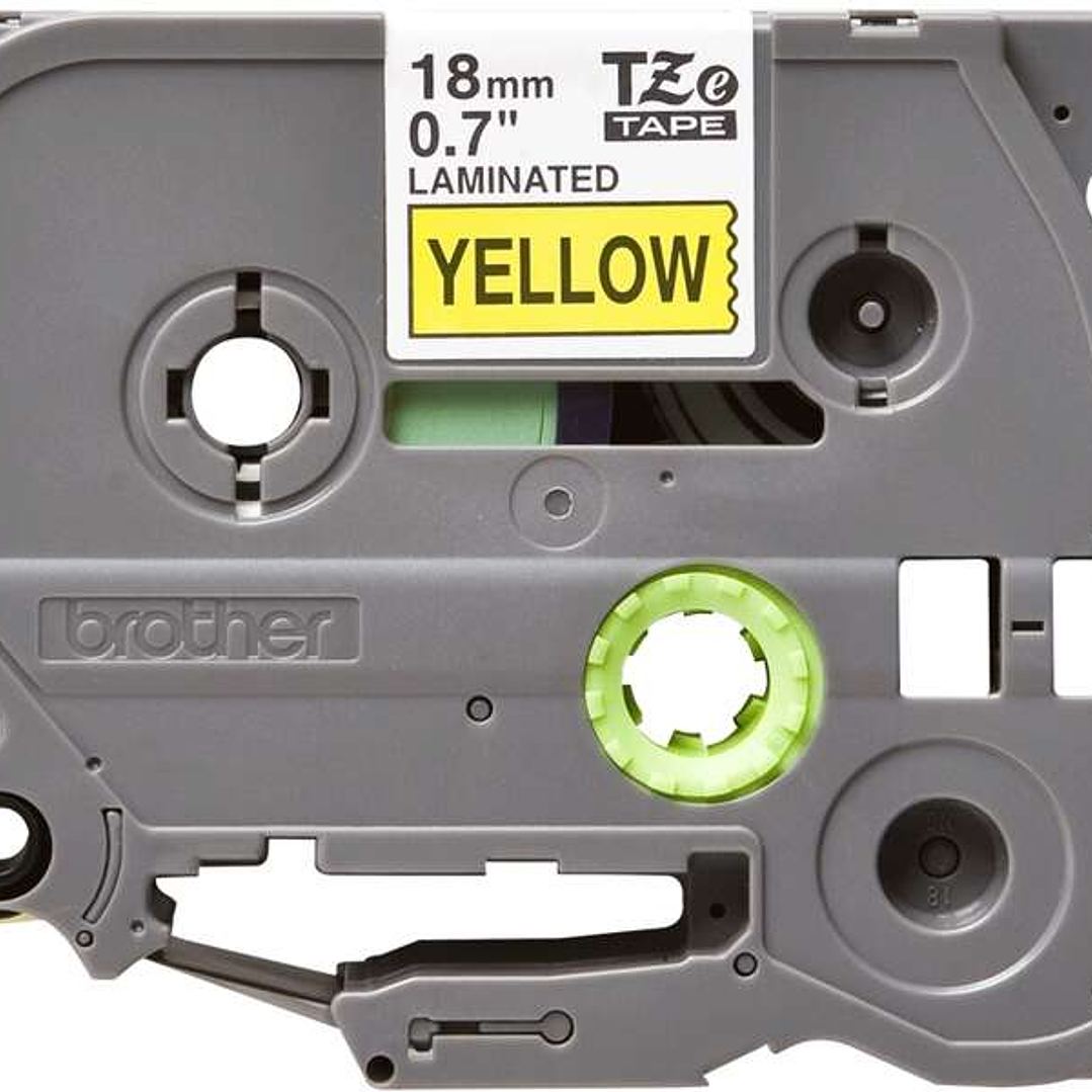 Brother TZe641 Cinta Laminada Original de Etiquetas - Texto negro sobre fondo amarillo - Ancho 18mm x 8 metros 1