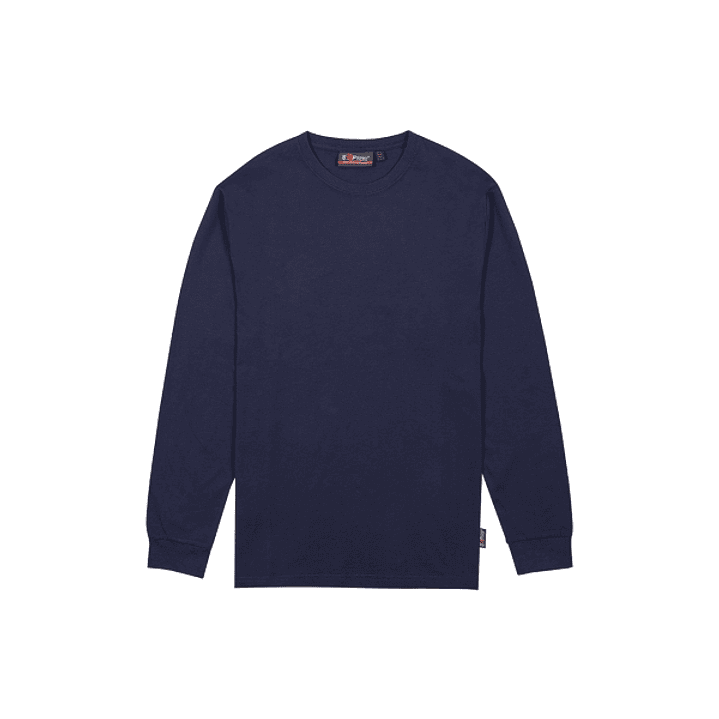 Upower Renga Camiseta de Manga Larga - Talla L - Algodon Jersey Suave, Diseño Elegante con Canale, Refuerzos en Hombros y Cuello, Proteccion DPI1 - Co 1