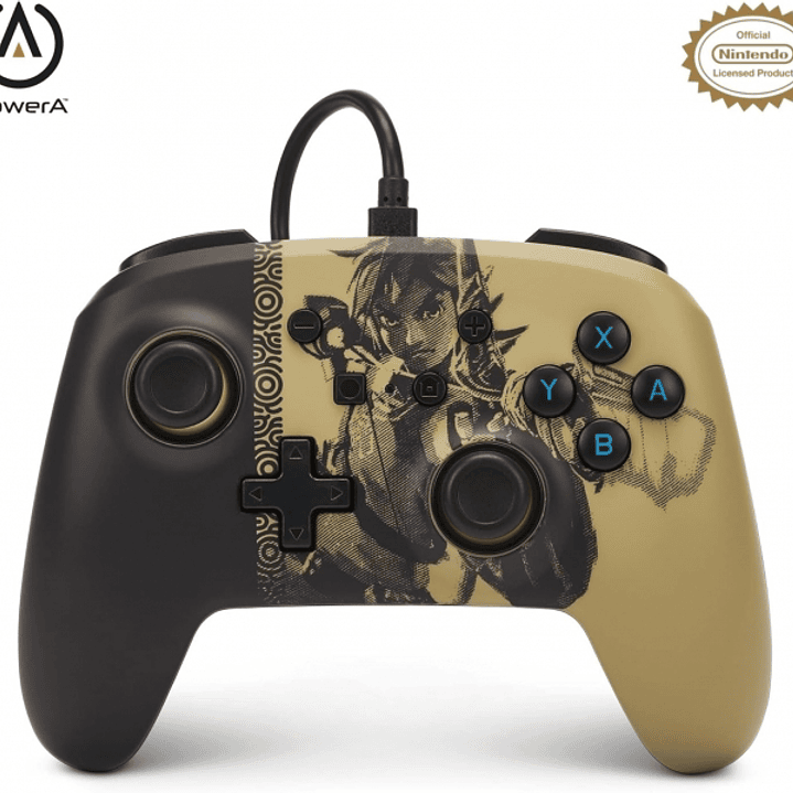 PowerA Mando con Cable Enhanced para Nintendo Switch - Ancient Archer 1