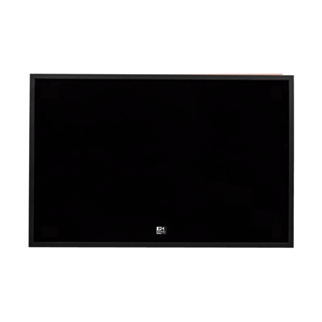 Oxford Pizarra A3 Negra - Incluye Complementos Magneticos - Superficie de Escritura Amplia - Ideal para Presentaciones y Notas 1