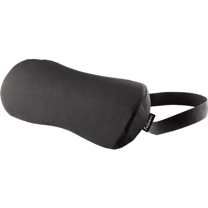 Fellowes Comfort Breyta Cojin Lumbar - Espuma con Contenido Reciclado - Correa Ajustable - Funda de Tejido de Poliester 100% Reciclado - Certificado p 1