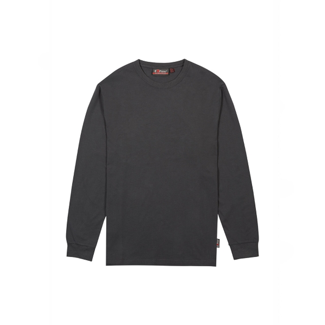 Upower Renga Camiseta de Manga Larga - Talla XL - Algodon Suave, Diseño Elegante con Canale, Refuerzos en Hombros y Cuello, Proteccion DPI1 - Color Gr 1