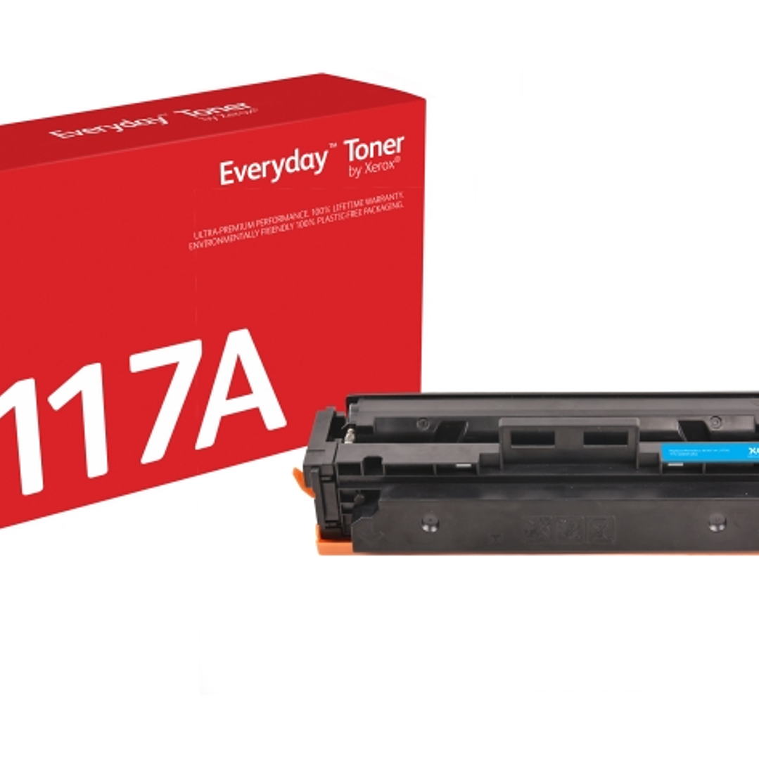 Xerox Everyday HP W2071A Cyan Cartucho de Toner Generico - Reemplaza 117A 1