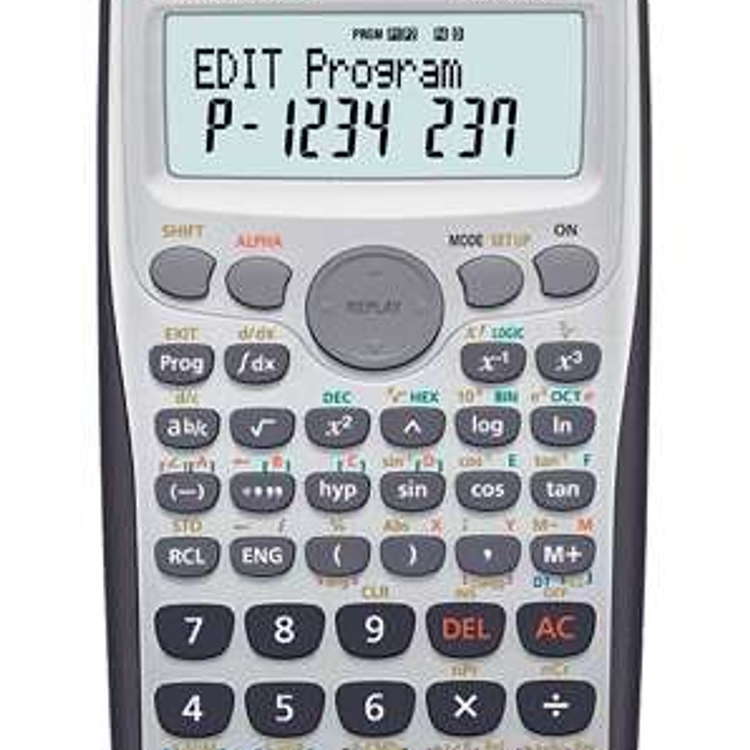 Casio FX-3650PII Calculadora Programable de Sobremesa - Pantalla de 2 Lineas - 279 Funciones - 360 Pasos de Programacion - Alimentacion con Pilas y So 1