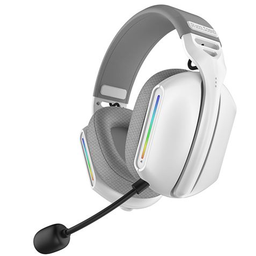 Coolsound Auricular Gaming G11 Bluetooth - Iluminación RGB - Color Blanco 1
