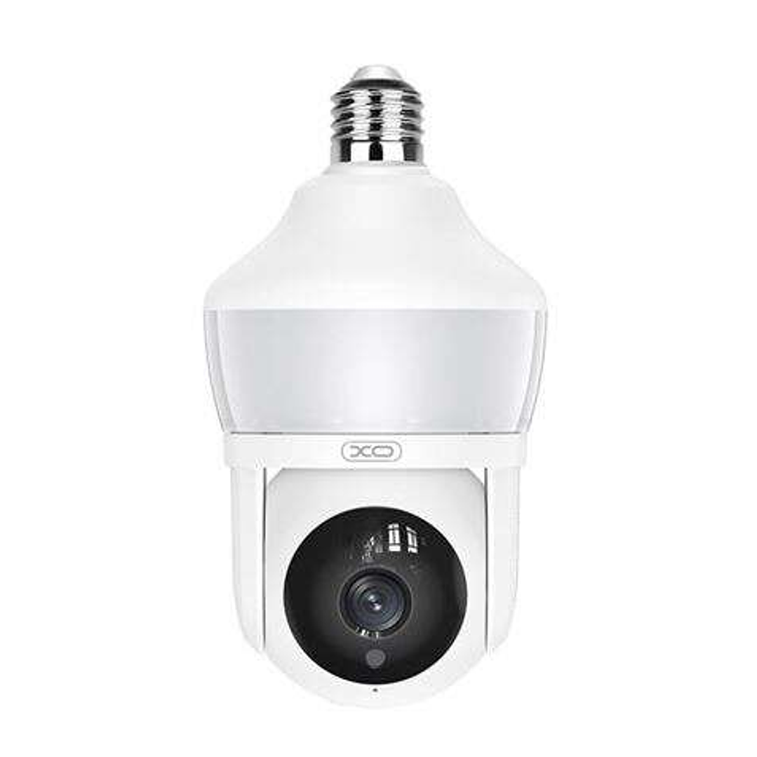 XO Camara de Seguridad Wifi 3mpx - Deteccion de Movimiento 0-12m - Vision Nocturna - Intercomunicador Bidireccional - Grabacion en Bucle - Rotacion 35 1