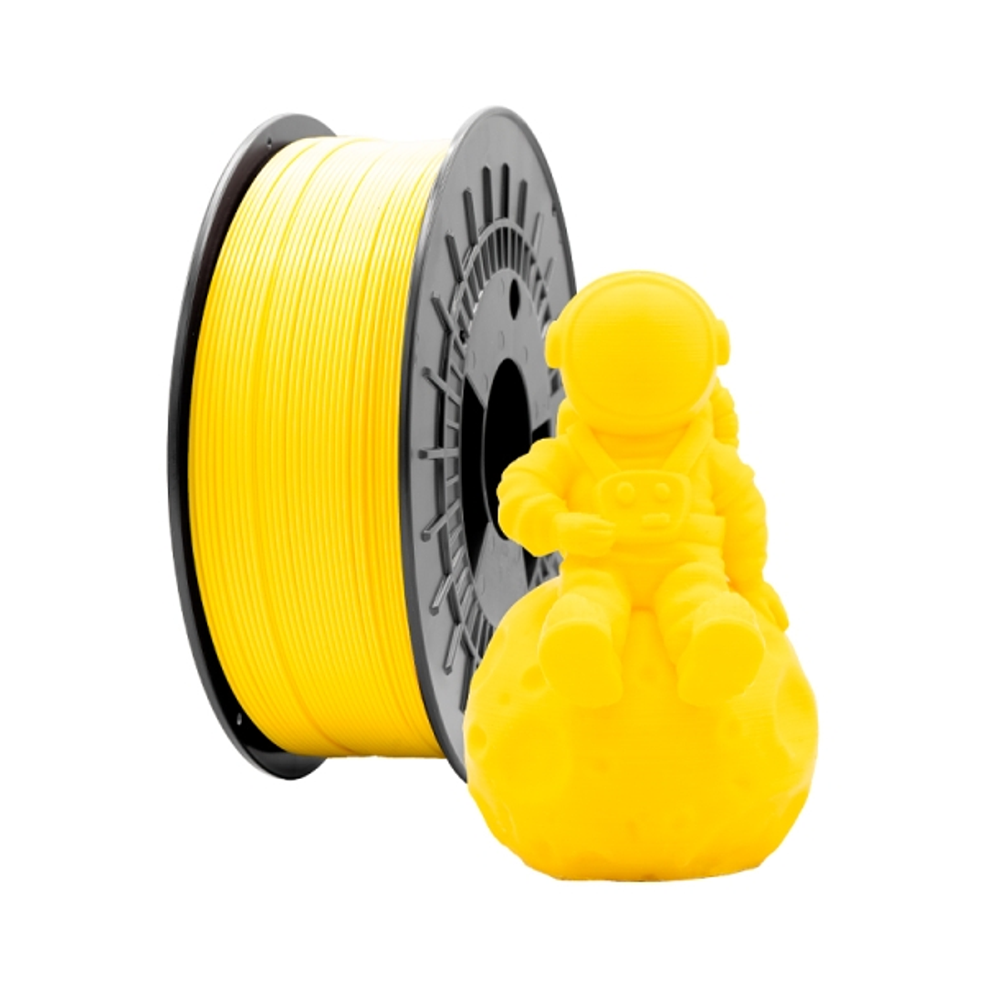Filamento 3D PETG - Diametro 1.75mm - Bobina 1kg - Color Amarillo 1