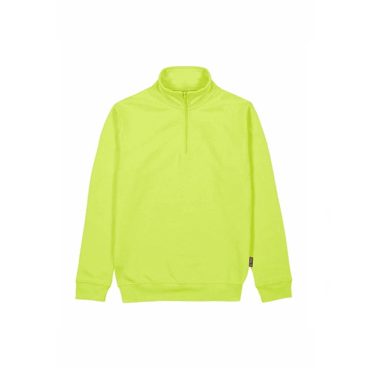 Upower Tautra Sudadera de Trabajo Confortable y Duradera - Talla 3XL - Polialgodon Perchado, Media Cremallera, Cuello Ajustable, Puños y Dobladillo El 1