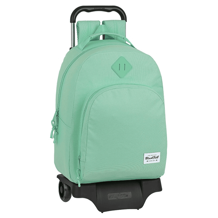Safta Blackfit8 Mochila con Carro - Bolsillo Frontal - Doble Tirador - Hombreras Acolchadas - Asa Forrada - Mochila Extraible - 20.1L - 320x150x420mm  1