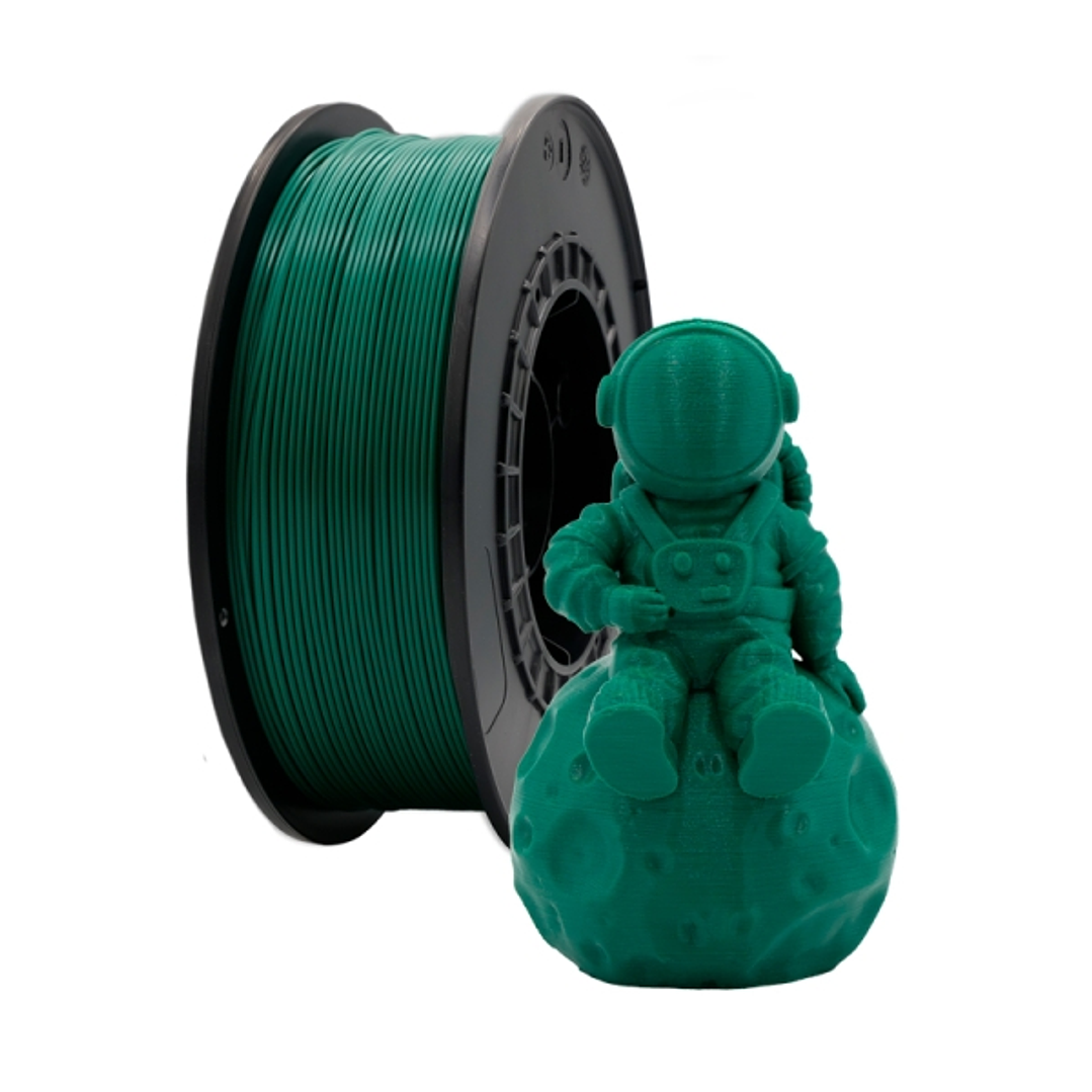Filamento 3D PLA - Diametro 1.75mm - Bobina 1kg - Color Verde Oscuro 1