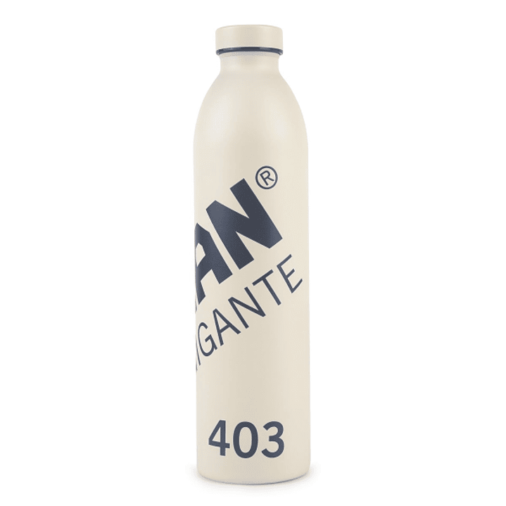 Milan Serie 1918 Gigante 403 Botella Isotermica 0.946L - Doble Pared de Acero Inoxidable - Liquidos Calientes hasta 12h, Frios hasta 24h - Color Beige 1