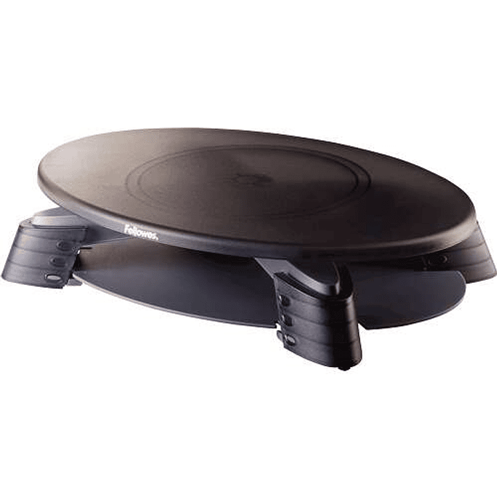 Fellowes Soporte para Monitor Giratorio 45º - Ajuste de Altura entre 76mm y 114mm - Bandeja en la Parte Inferior - Peso Max 14kg 1