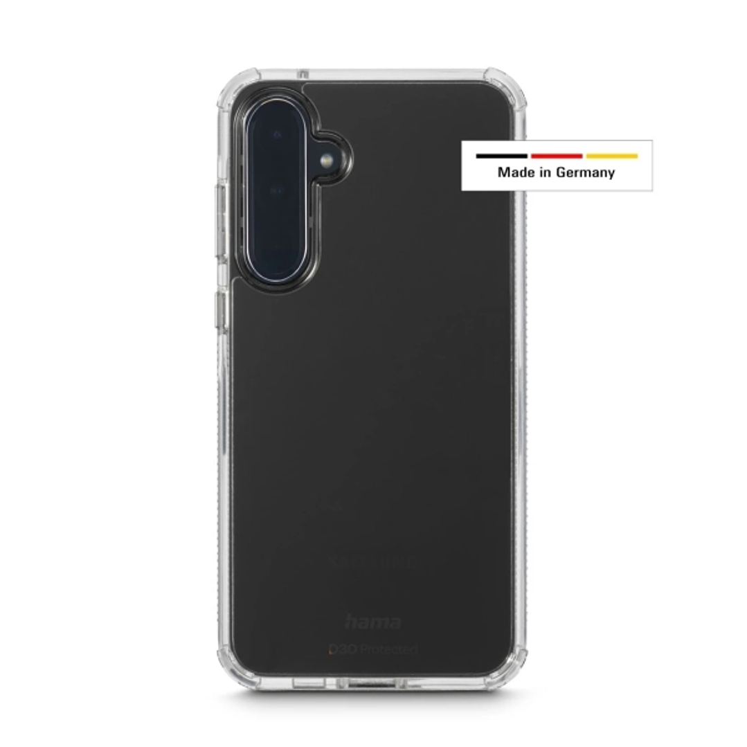 Hama Extreme Protect Funda para Samsung Galaxy A36 5G - Antideslizante - Policarbonato - Proteccion D3O - Bordes Elevados - Color Transparente 1