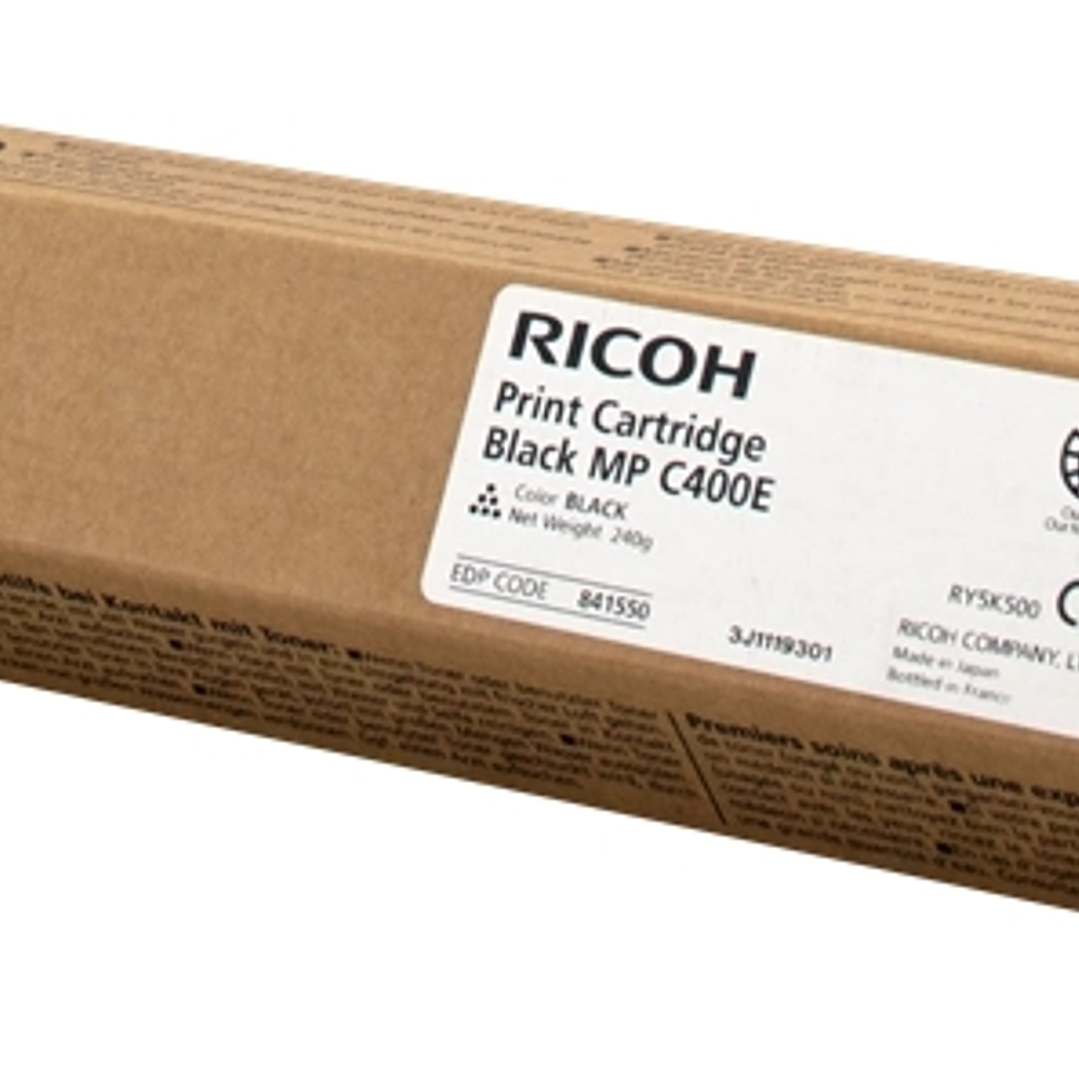 Ricoh Aficio MP-C300/MP-C400/MP-C401 Negro Cartucho de Toner Original - 842235/841550/841299/842038 1