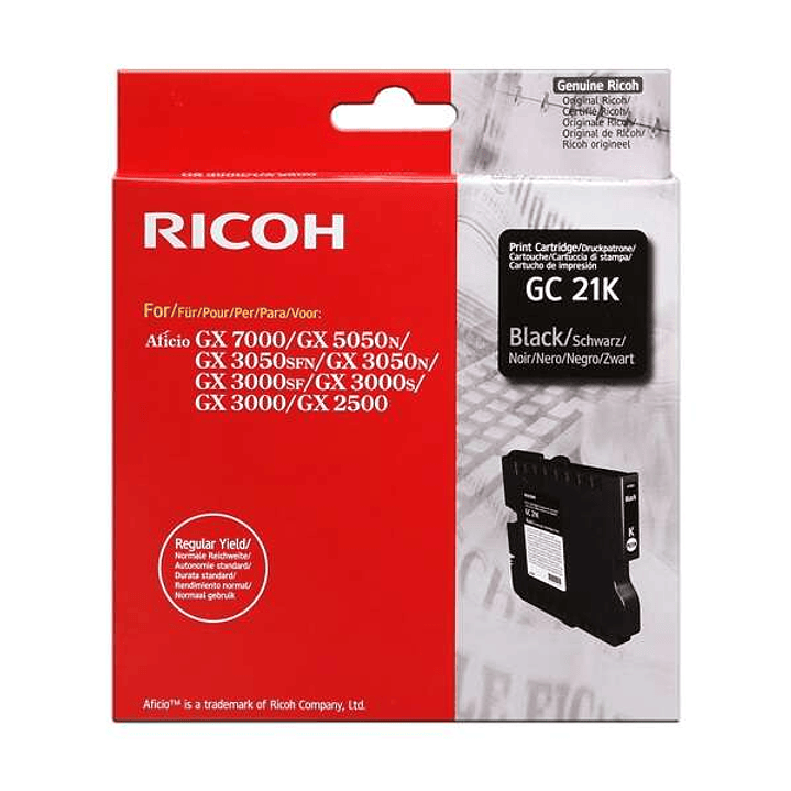 Ricoh GC21K Negro Cartucho de Gel Original - 405532 1