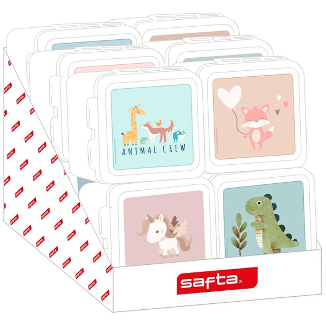 Safta Expositor para Fiambreras Infantiles - Expositor para Fiambreras - 290x340x340mm - Colores Surtidos 1