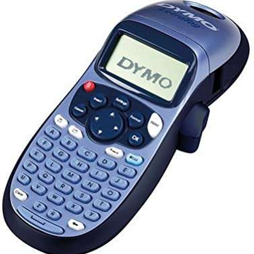 Dymo LetraTag LT100H Impresora de Etiquetas Portatil - Pantalla LCD - Velocidad 6,8 mm/seg - Impresion de 2 Lineas - Memoria para 9 Etiquetas 1