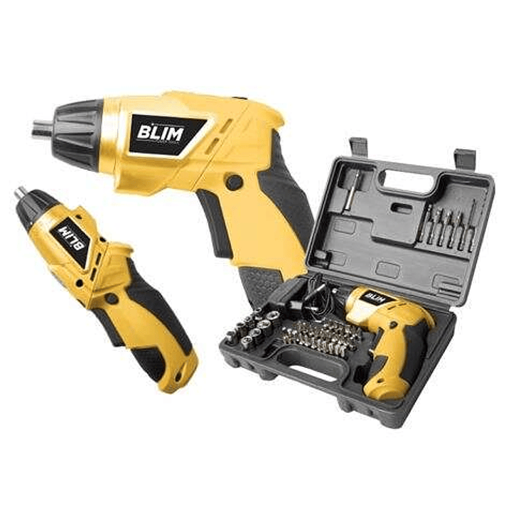 Blim Atornillador Doble Posicion Bateria 4V - Velocidad 210 Rpm - Conector Hexagonal de 1/4