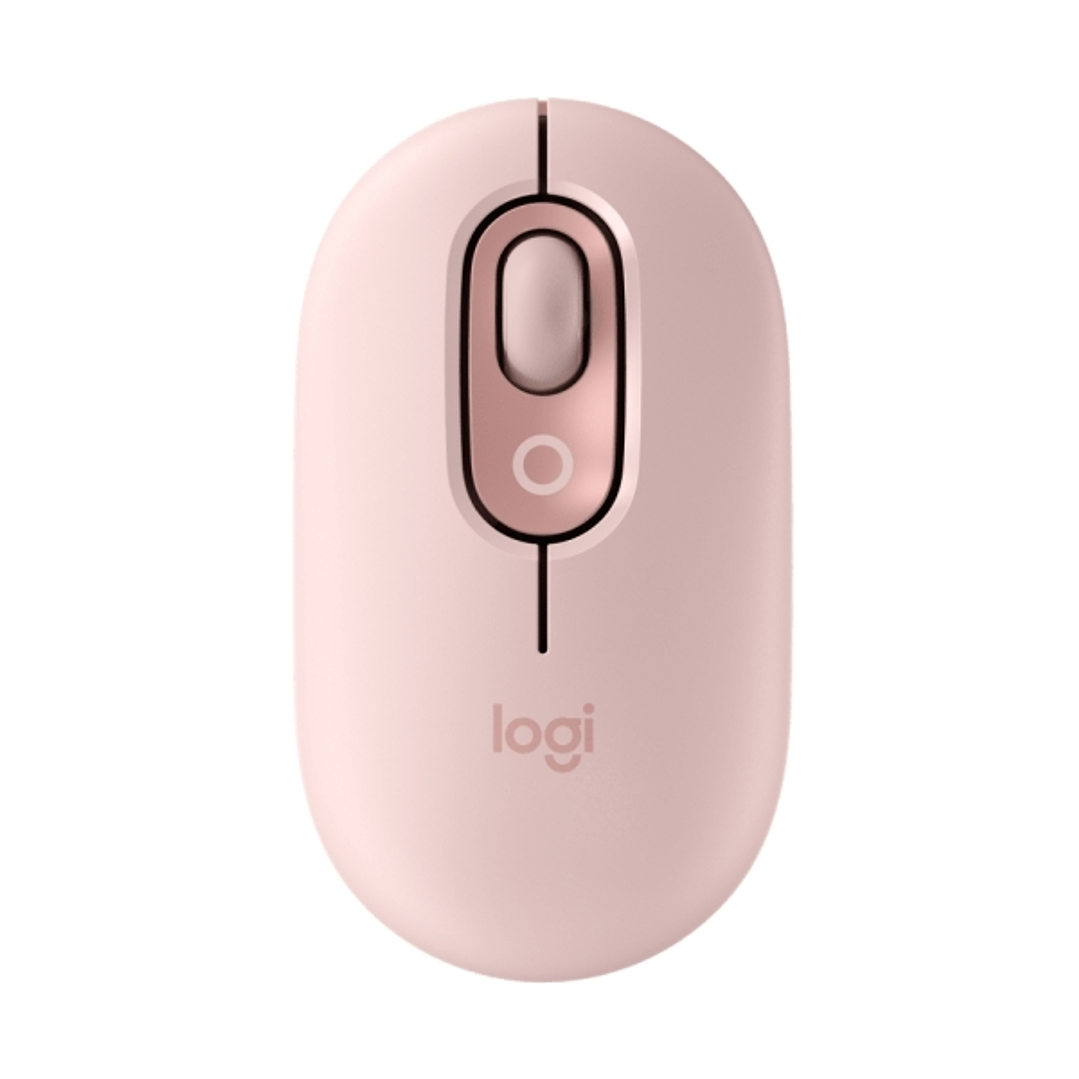 Logitech POP Mouse Raton Inalambrico 1000dpi - 4 botones - Multidispositivo - Color Rosado 1