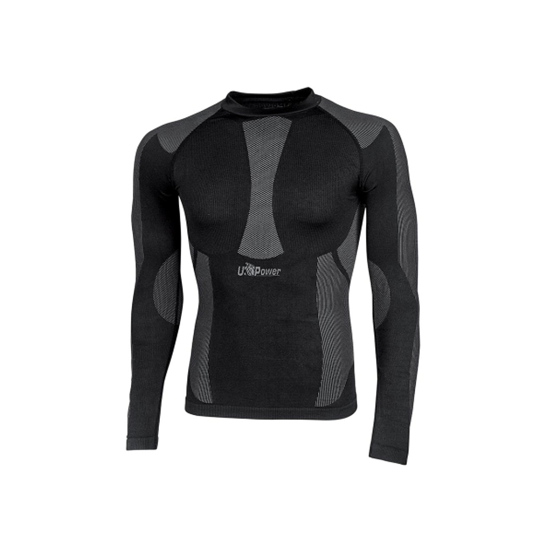 Upower Curma Camiseta Termica Deportiva - Talla S/M - Ligera y Transpirable, Aislamiento Termico, Tejido Antibacteriano y Resistente, Alta Elasticidad 1