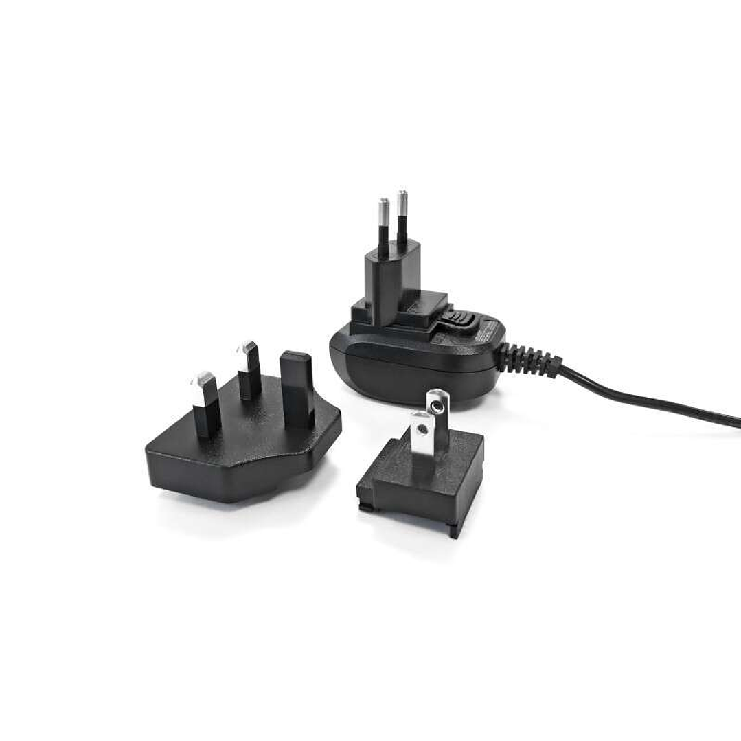 Safescan Adaptador de Corriente para Timemoto - 12V / 1A - Incluye Enchufes UE, UK y EE.UU 1