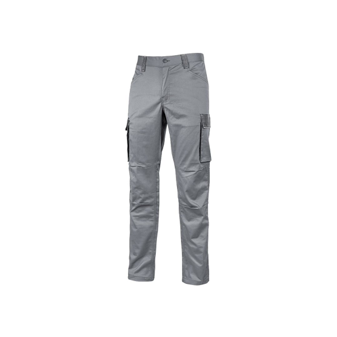 Upower Crazy Pantalones Cargo Stretch - Talla S - Bolsillos Multifuncionales, Refuerzo Poli-Oxford, Detalles Reflectantes, Cinturilla Elastica, Rodill 1