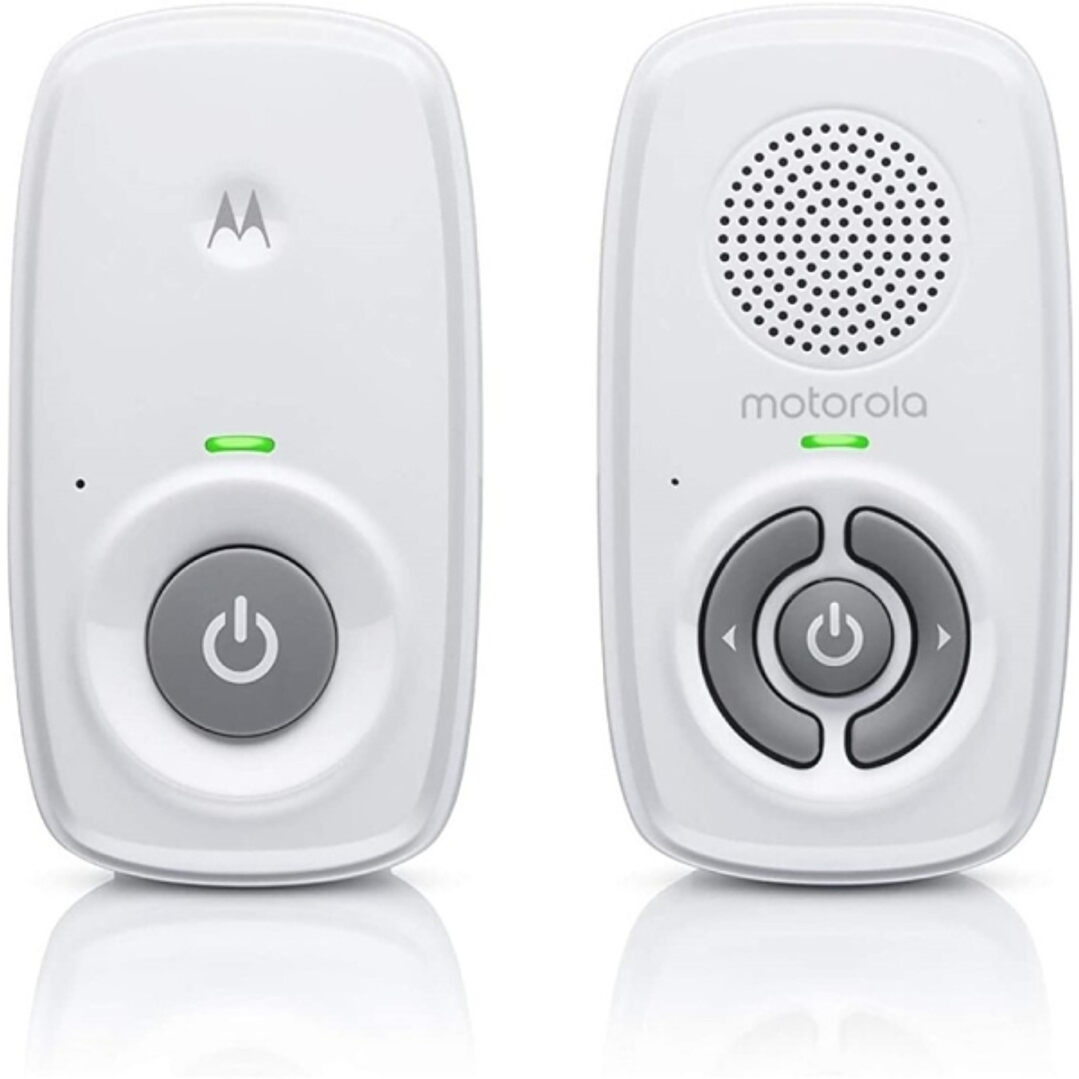 Motorola Nursery AM21 Vigilabebes de Audio - Alcance hasta 300m en Exterior y 50m en Interior - Conexion DECT - Color Blanco 1