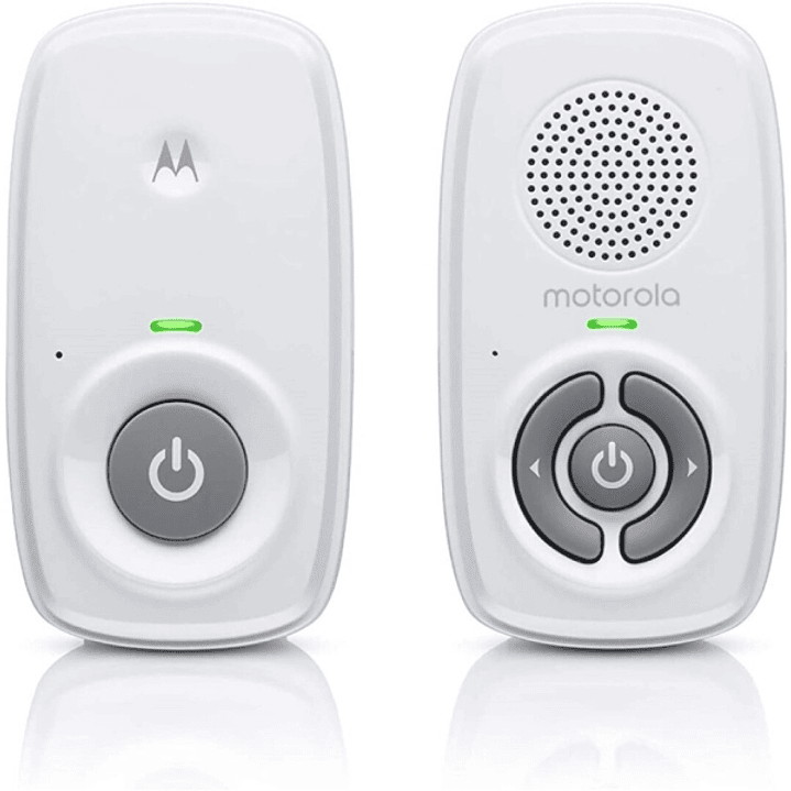 Motorola Nursery AM21 Vigilabebes de Audio - Alcance hasta 300m en Exterior y 50m en Interior - Conexion DECT - Color Blanco 1