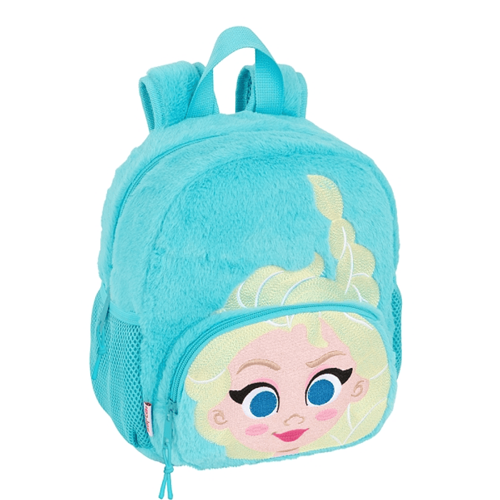 Safta Frozen Mochila Guarderia de Peluche - Tarjeta de Identificacion - Asas de Mano - 6L - Material Suave y Resistente - Facil de Transportar - 220x1 1